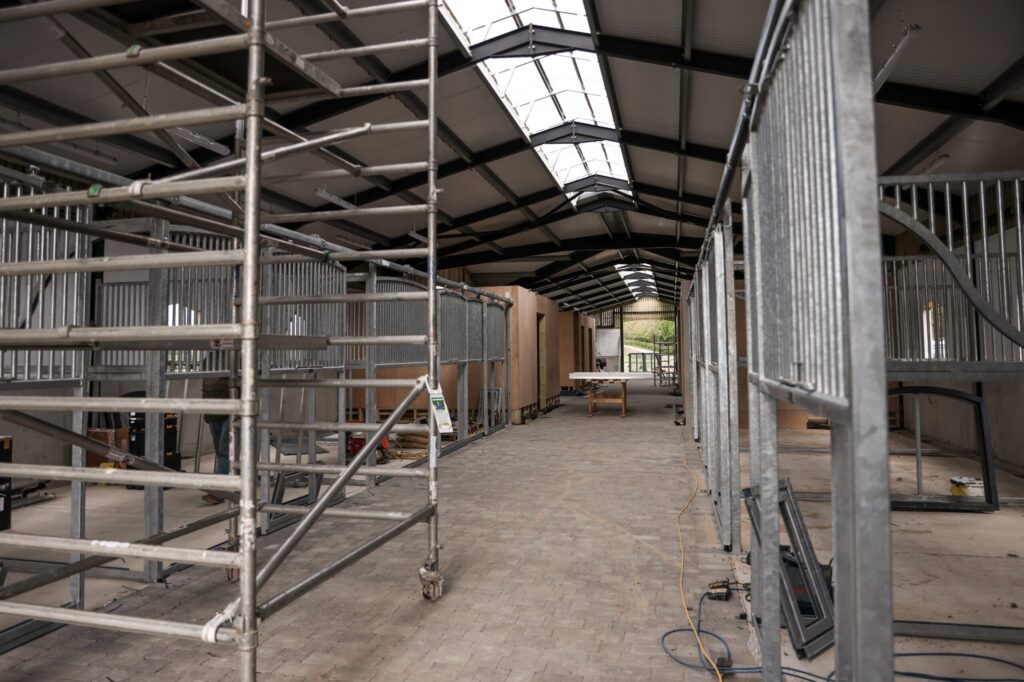 Inside Barn